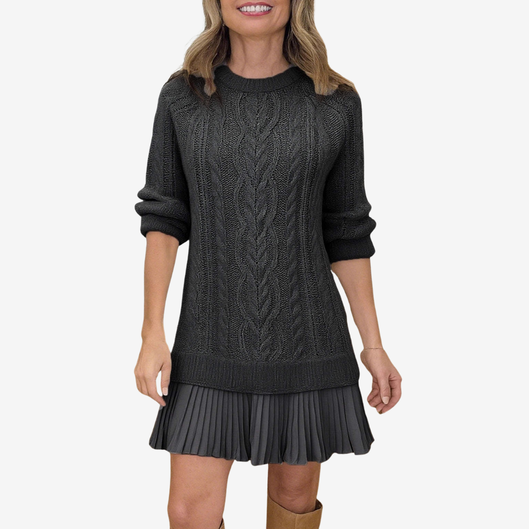 Gaëlle™ - Schick Strickkleid