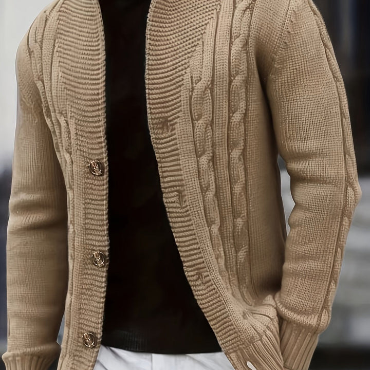 Donovan | Herren Langarm-Cardigan mit Knöpfen