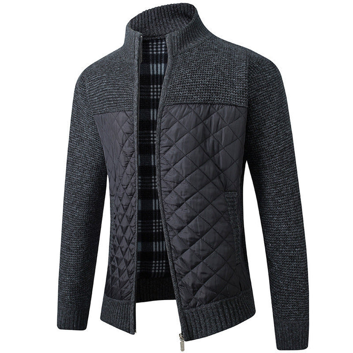 Mason | Herren Cardigan mit Stehkragen und Taschen