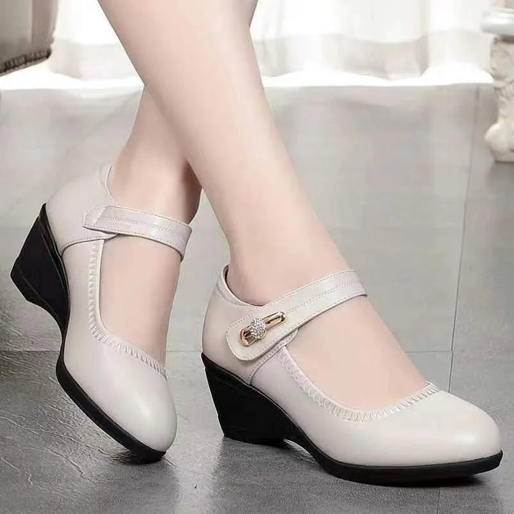 Lydia | Zapatos de cuña Mary Jane para mujer