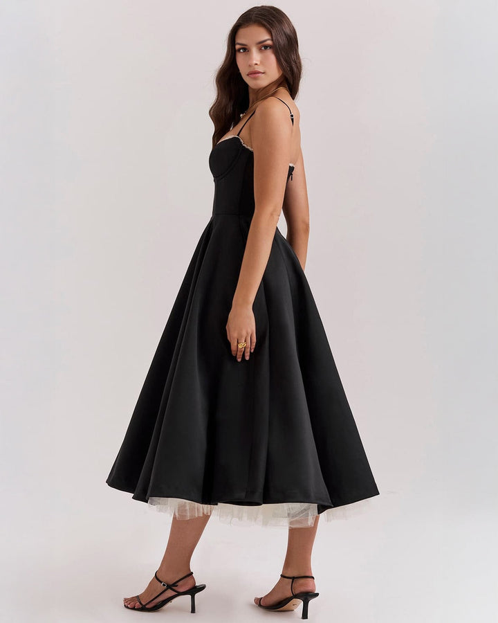 Ophira™ - Elegantes Korsett-Midi-Kleid