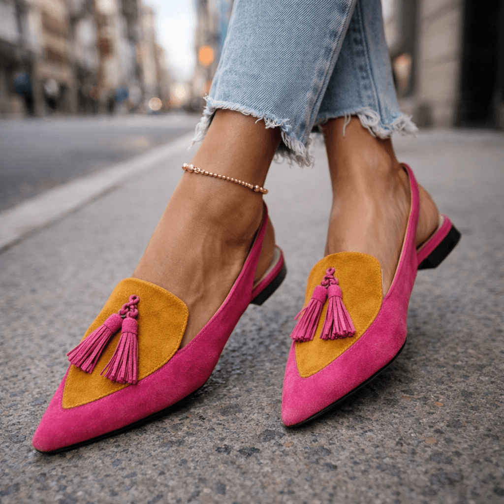 Tassel Akzentierte Strappy Lorena Sandalen