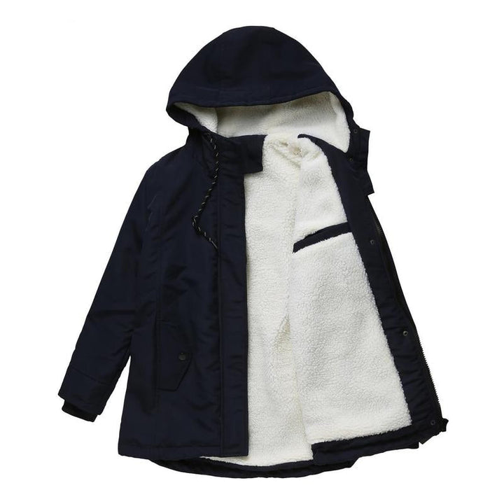 AMINA™ - Isolierte Winterjacke mit Kapuze und gestepptem Futter für ultimativen Wärmekomfort