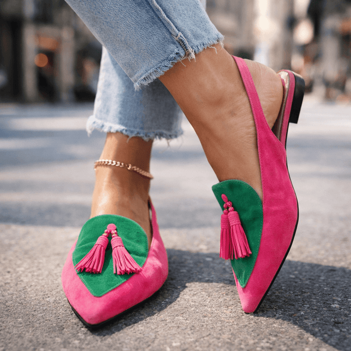 Tassel Akzentierte Strappy Lorena Sandalen