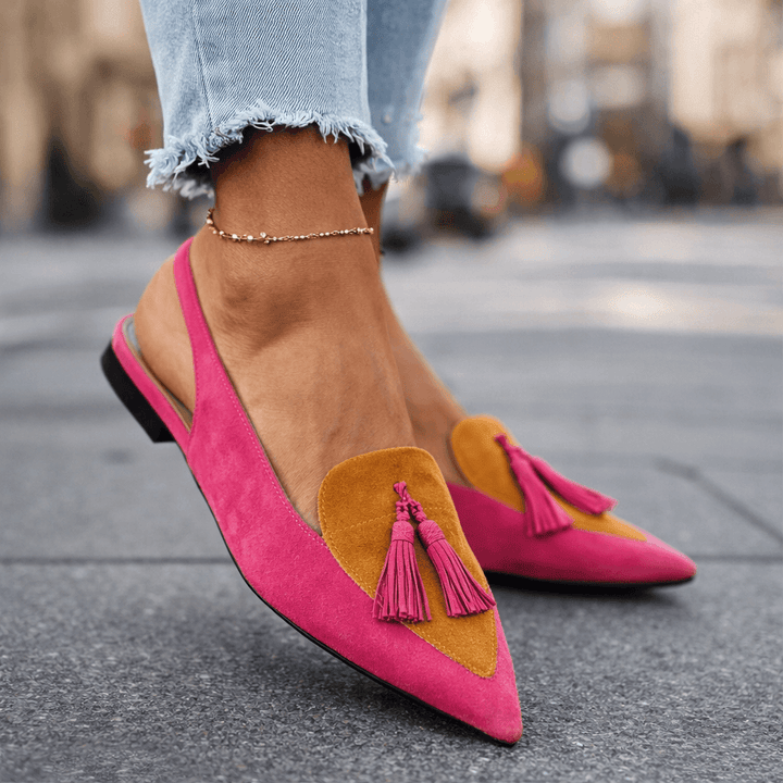 Tassel Akzentierte Strappy Lorena Sandalen