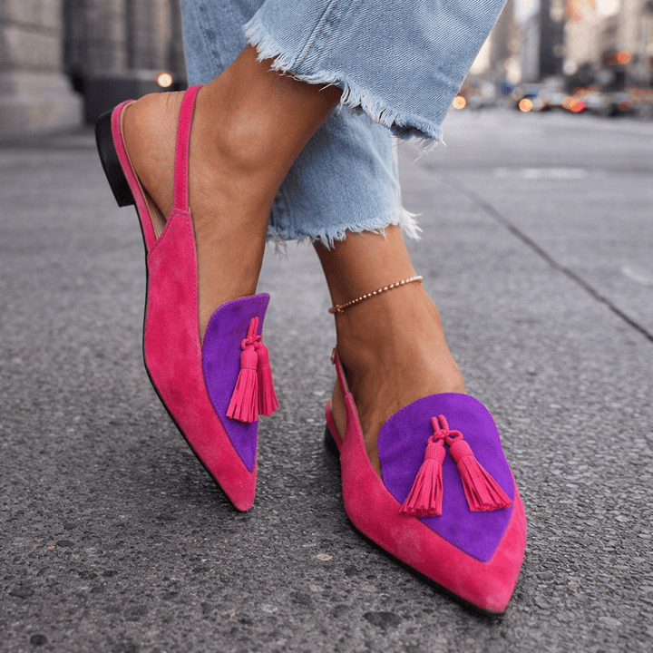 Tassel Akzentierte Strappy Lorena Sandalen