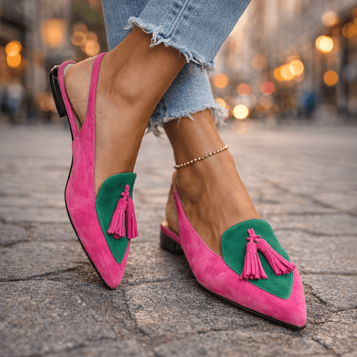 Tassel Akzentierte Strappy Lorena Sandalen