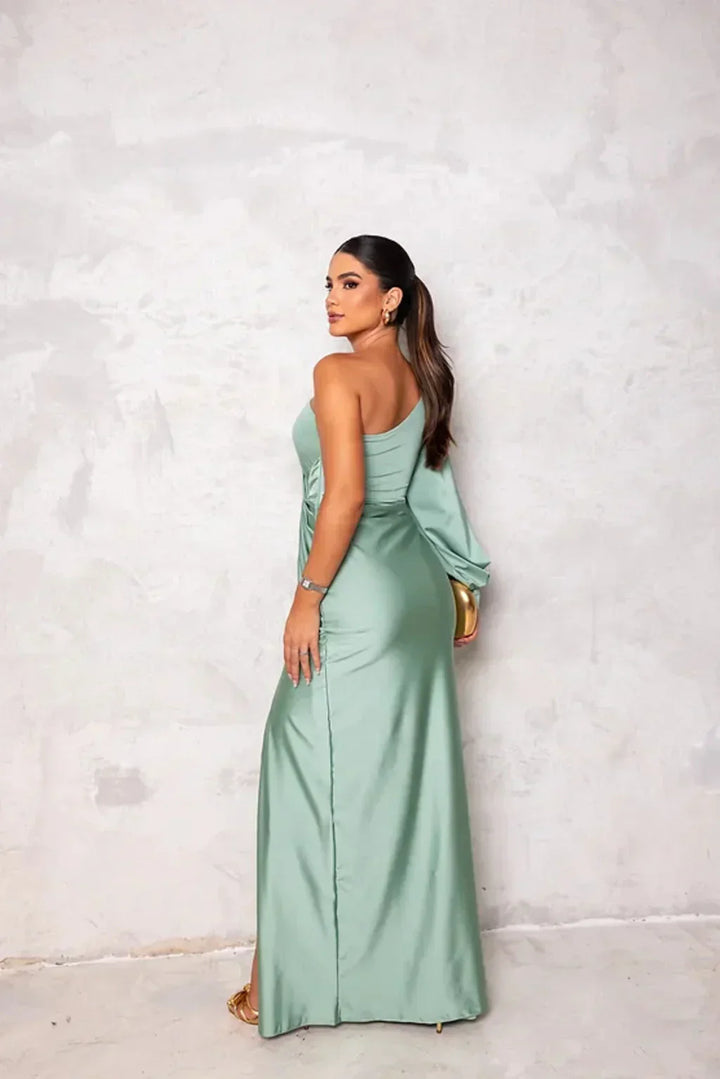 Alison - Elegantes Schlitz-Maxikleid
