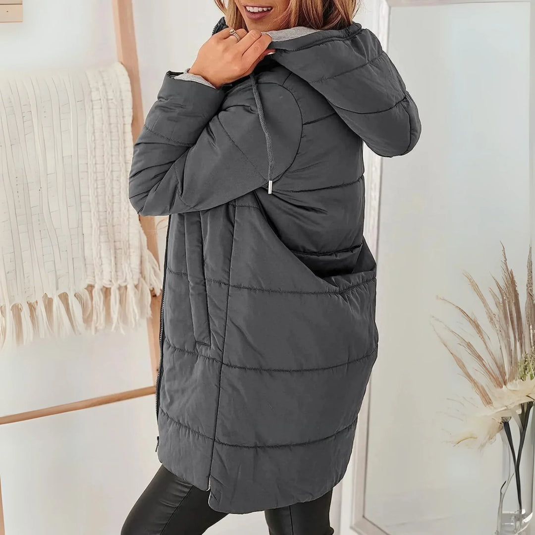 Rae™ - Lässige Kapuzen-Puffer-Daunenjacke