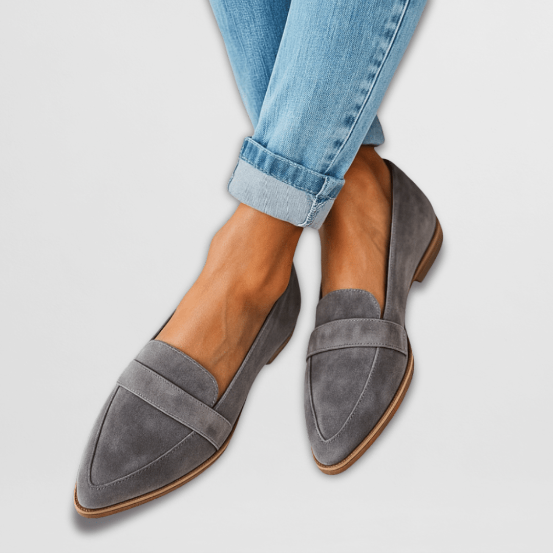 Alessia | Weiche Wildleder Slipper