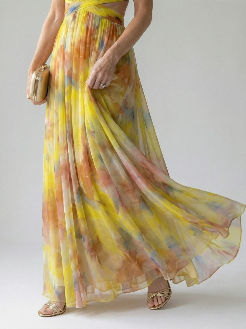 Isel | Soft Wrap Maxikleid
