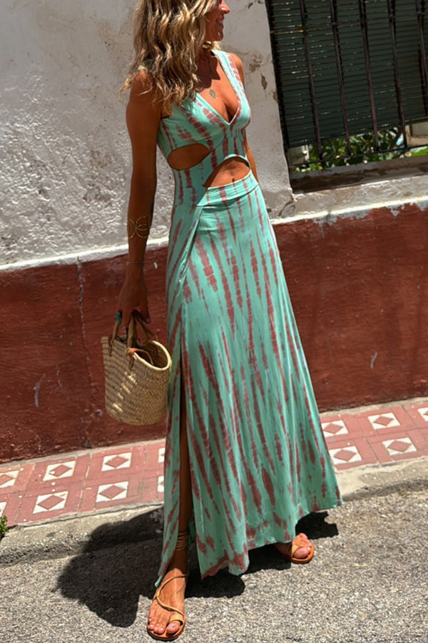 Dixie | Maxi-Chic Kleid mit Cut-Out-Details