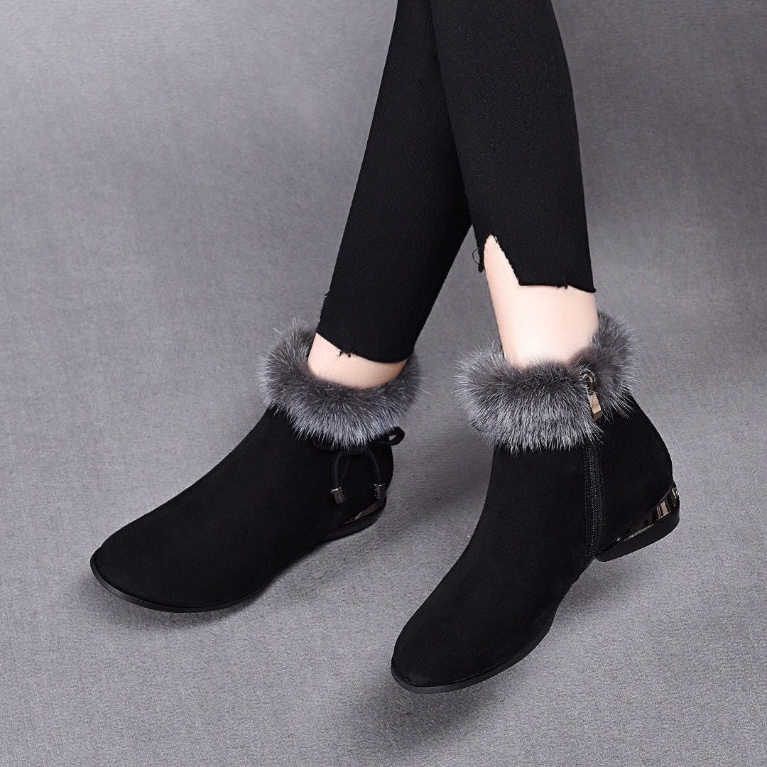 Stacey™ - Weiche Leder-Stiefeletten