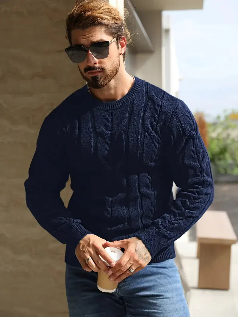 Brit & Boho™️ | Graphica Geo Strickpullover