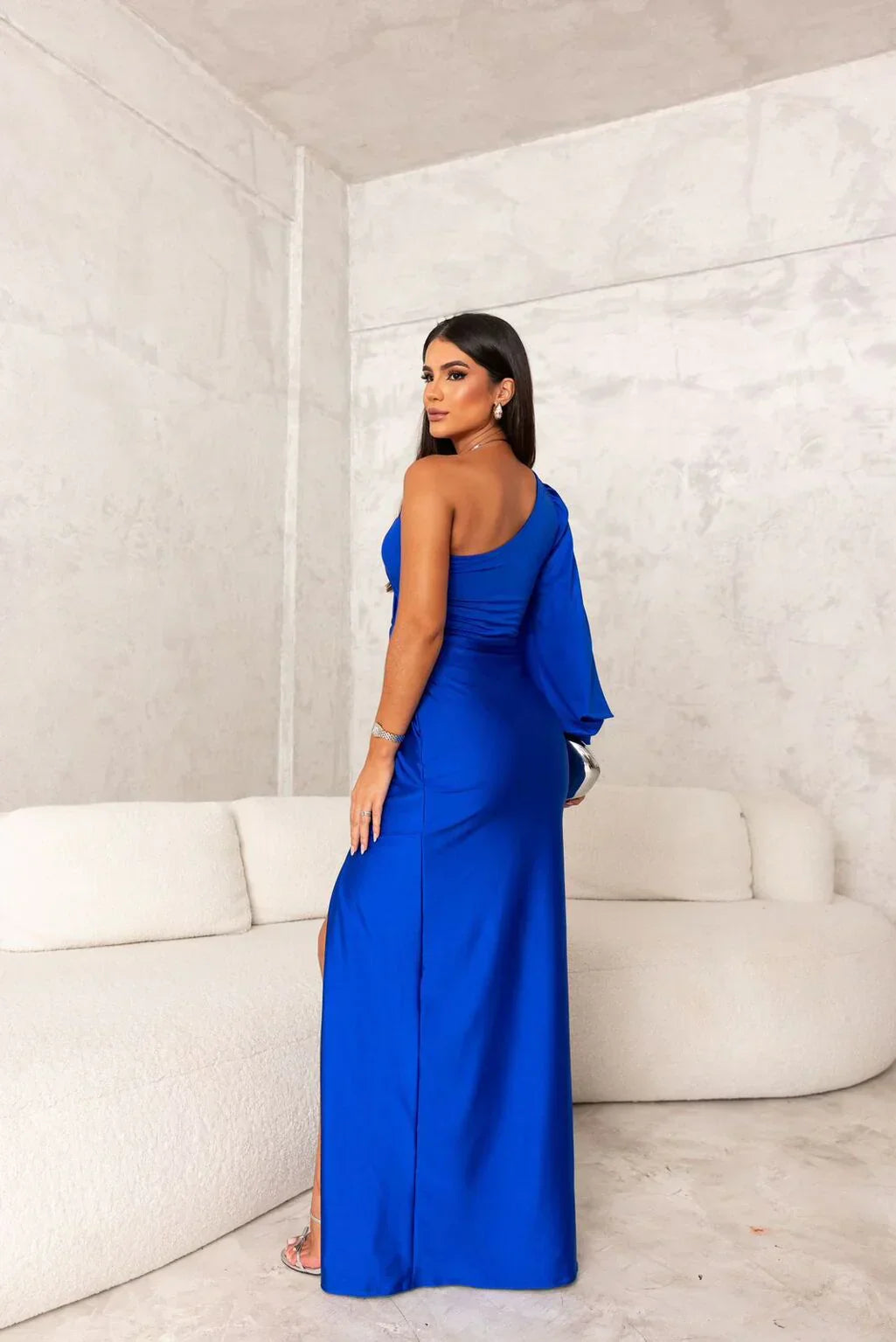 Alison - Elegantes Schlitz-Maxikleid