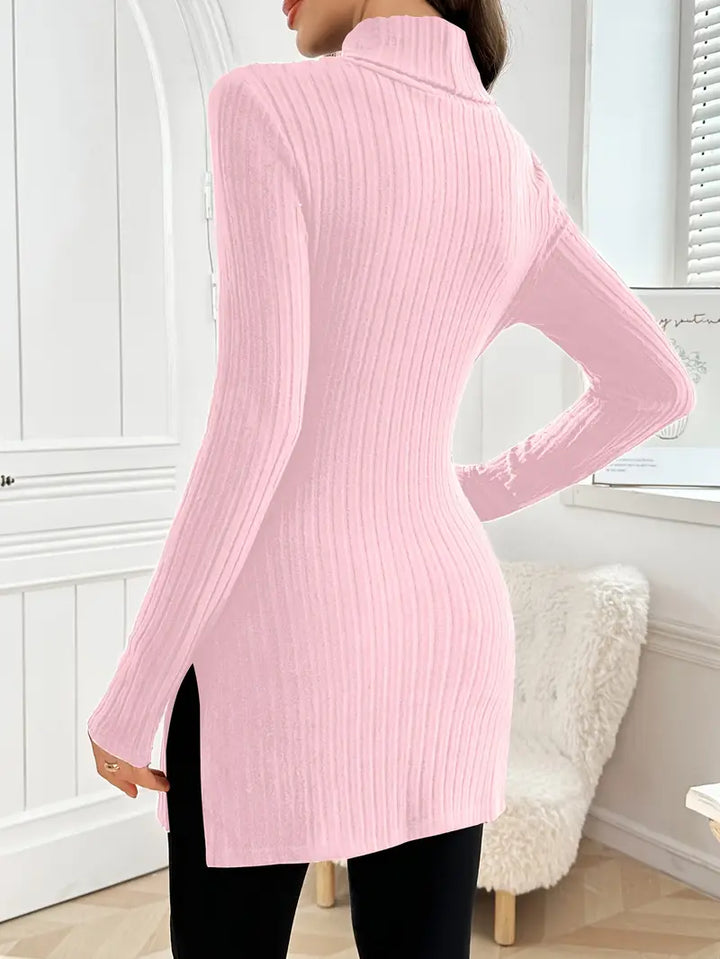 Sarah - Eleganter Langärmeliger Pullover Mit Schmaler Passform Für Den Herbst