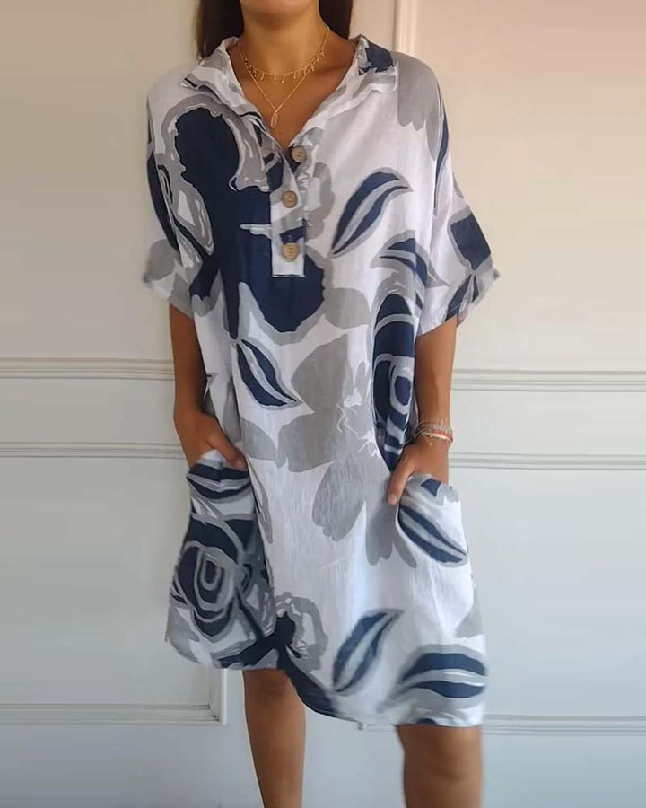 Bianca - Blumenhemdkleid
