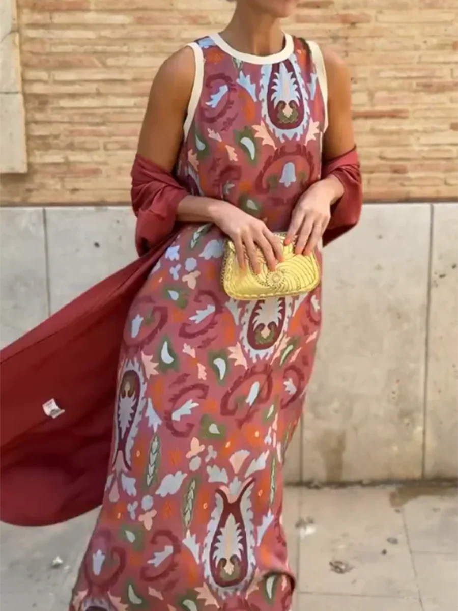 Delly - Bohemian Stil Zweiteiliges Kleid