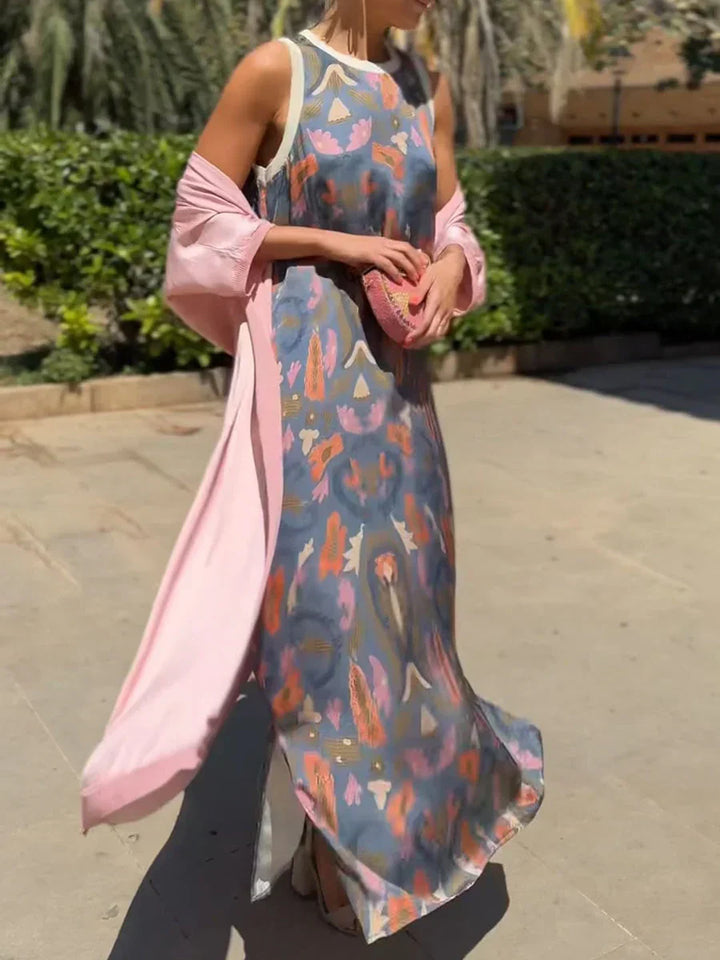 Delly - Bohemian Stil Zweiteiliges Kleid