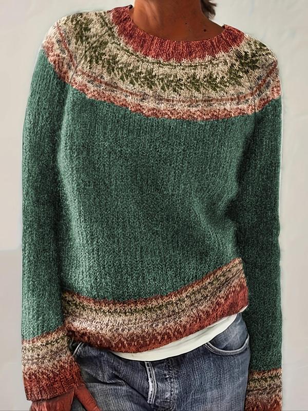 Susan™ - Schicker Ethno-Pullover Strickmode