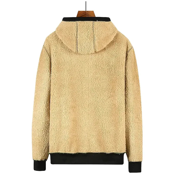 Arie - Herren Wintermantel mit Kapuze und Fleece