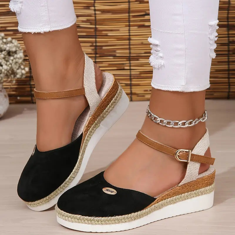 Alfonsa | Orthopädische Sandalen mit Plateau, Atmungsaktiv und Entspannt