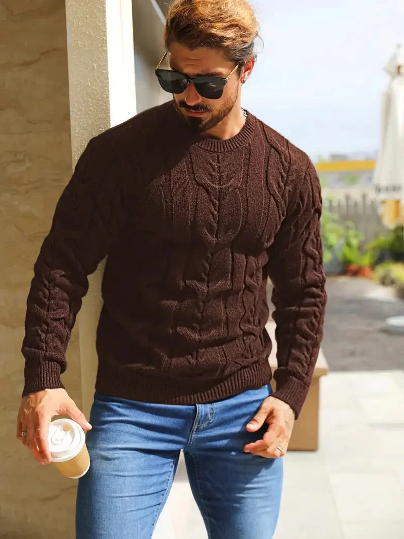 Brit & Boho™️ | Graphica Geo Strickpullover