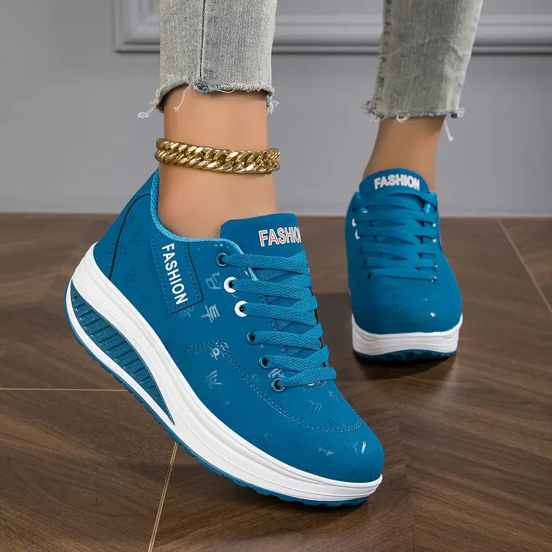 Atmungsaktive Plattform-Sneaker für Damenmode