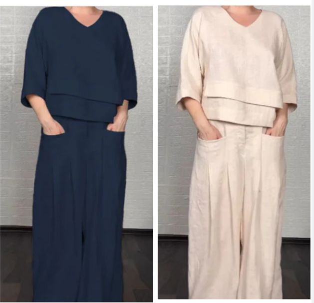 Noa | Elegantes Minimalistisches Zweiteiliges Ensemble