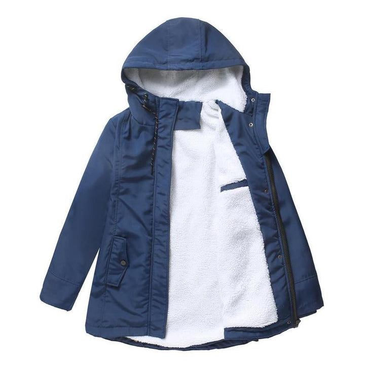 AMINA™ - Isolierte Winterjacke mit Kapuze und gestepptem Futter für ultimativen Wärmekomfort