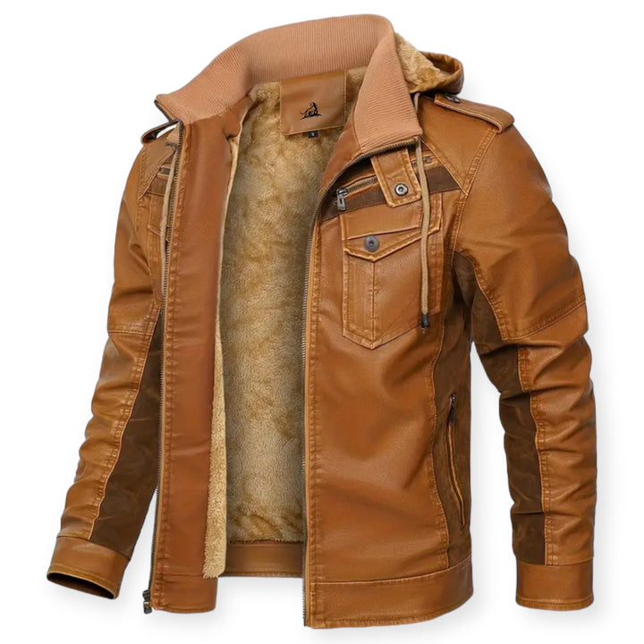 Irokesenschnitt - Lederjacke