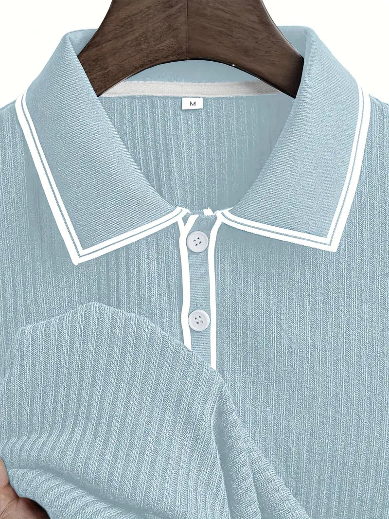 Emilio™ - Herren maßgeschneiderte gerippte Polo