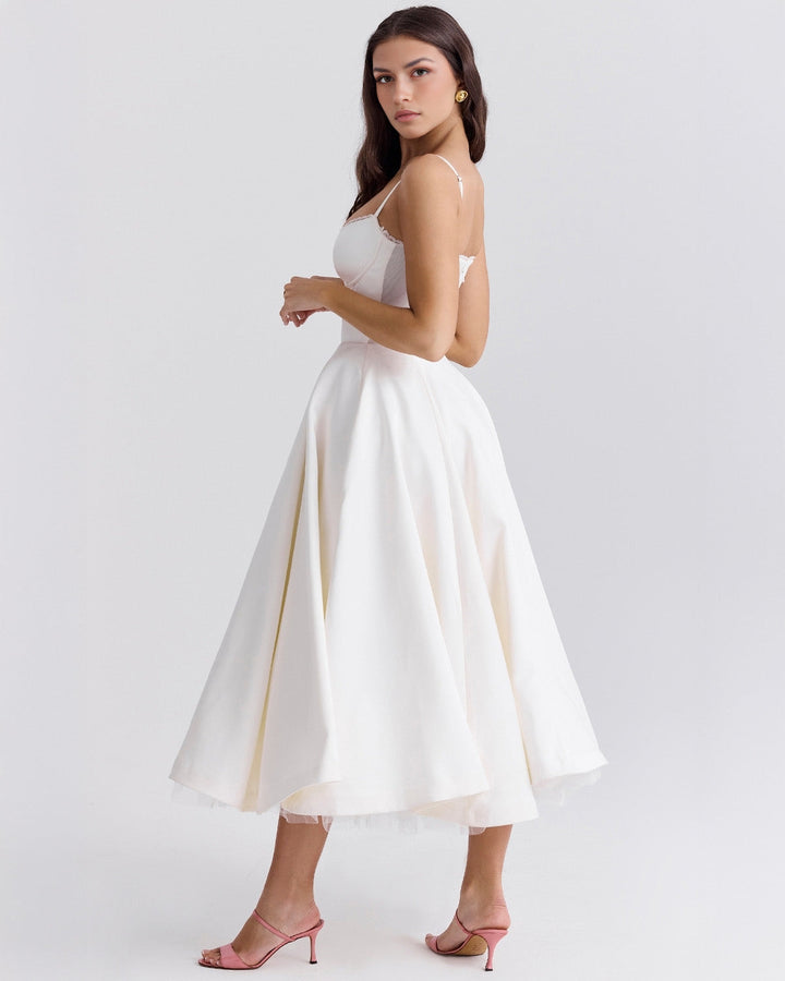 Ophira™ - Elegantes Korsett-Midi-Kleid