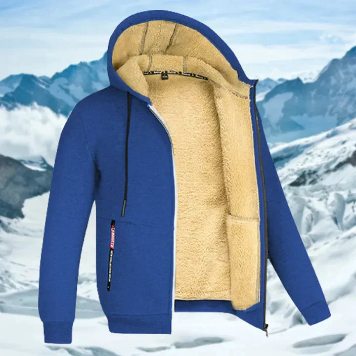 Arie - Herren Wintermantel mit Kapuze und Fleece