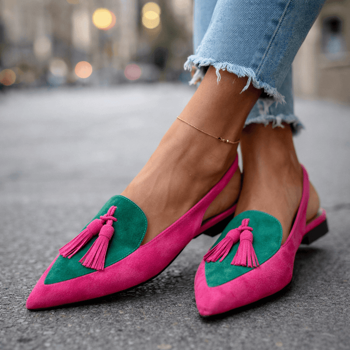Tassel Akzentierte Strappy Lorena Sandalen