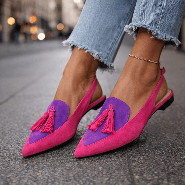 Tassel Akzentierte Strappy Lorena Sandalen