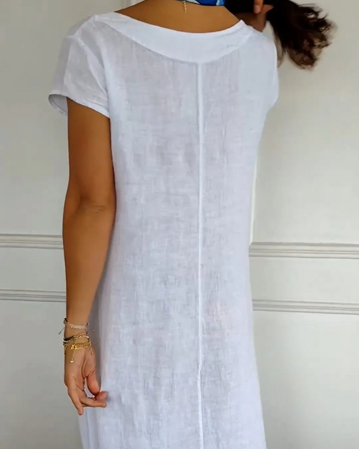 Brenna™ – Lässiges Baumwollkleid