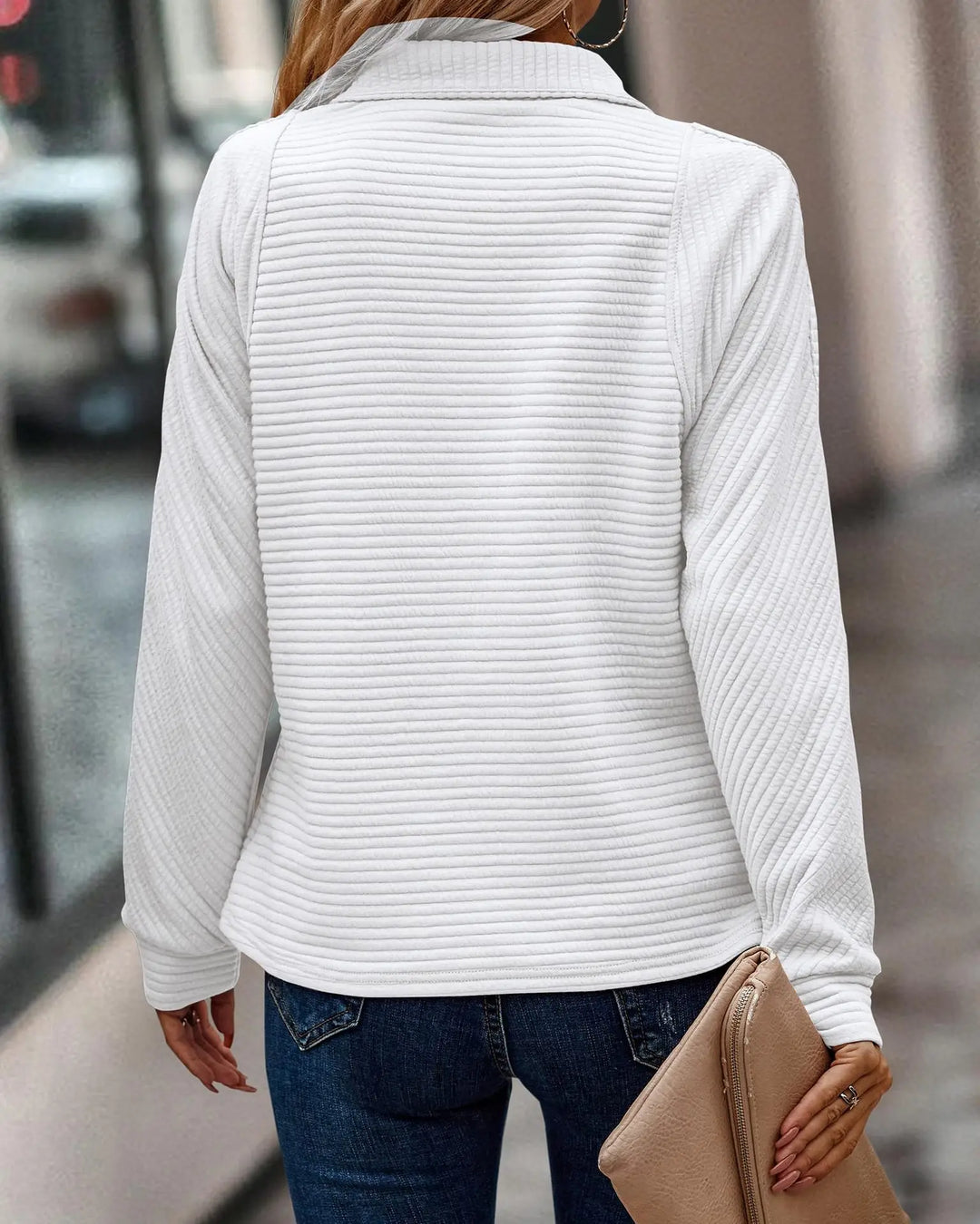 Viola - Eleganter Pullover Mit V Ausschnitt