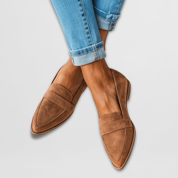 Alessia | Weiche Wildleder Slipper