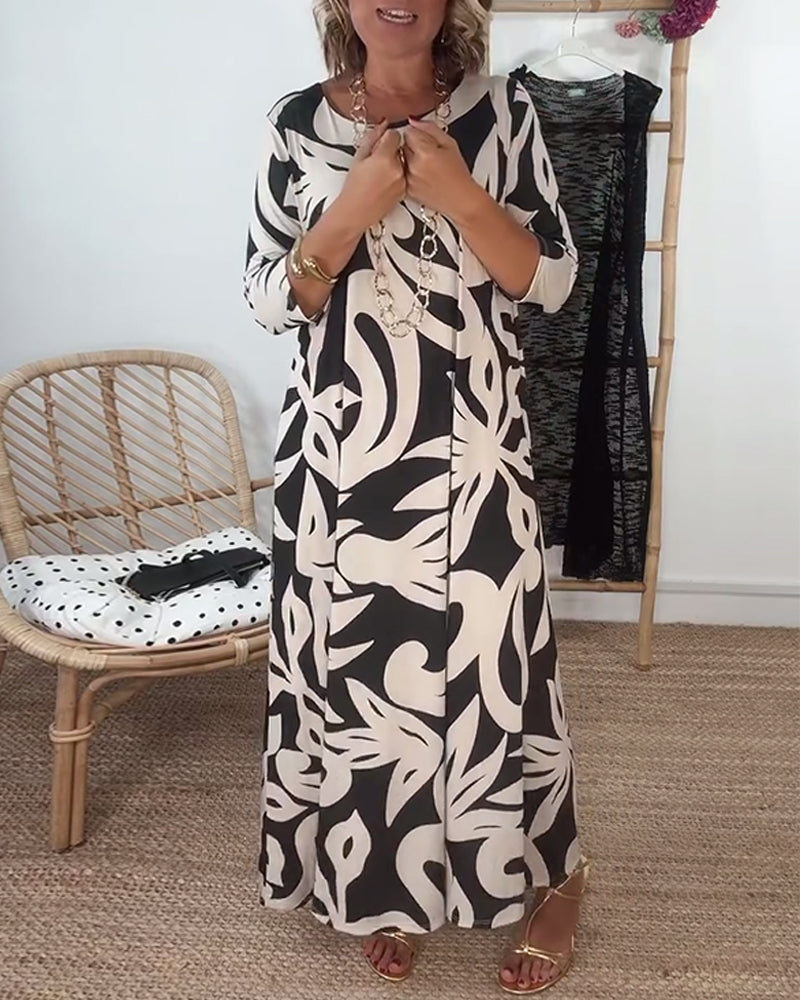 Ysabel - Abstraktes Muse Kleid