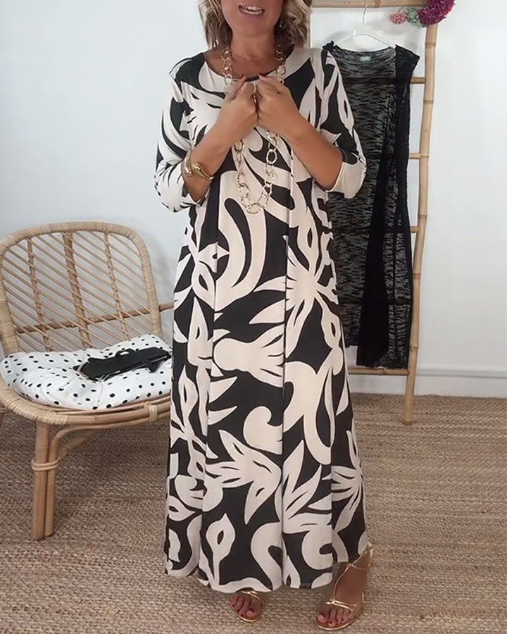 Ysabel - Abstraktes Muse Kleid