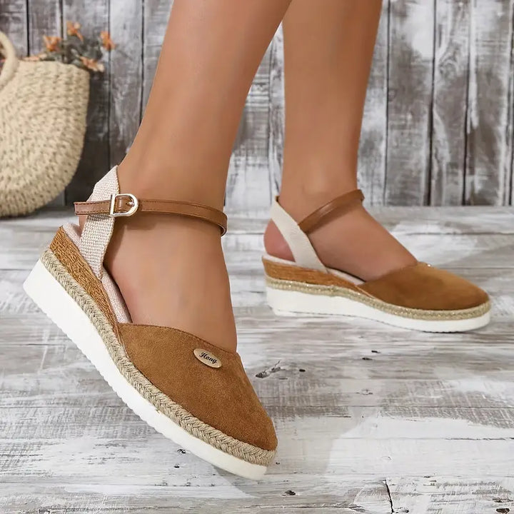 Alfonsa | Orthopädische Sandalen mit Plateau, Atmungsaktiv und Entspannt