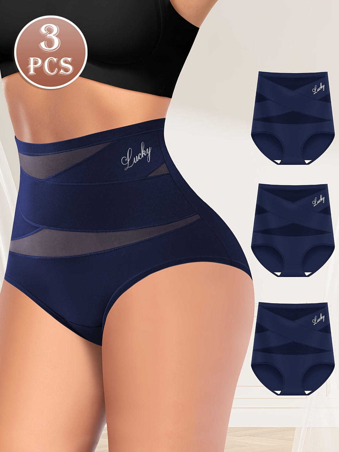 Elvy™ - Damen Hohe Taille Bauchkontrolle Slips