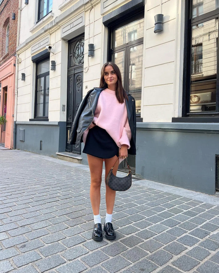 Caylin | Pullover da donna a maniche lunghe con scollo rotondo