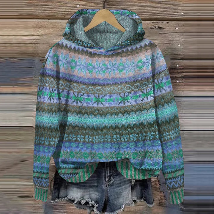 PAOLA™ | ETHNISCHER KAPUZENPULLOVER