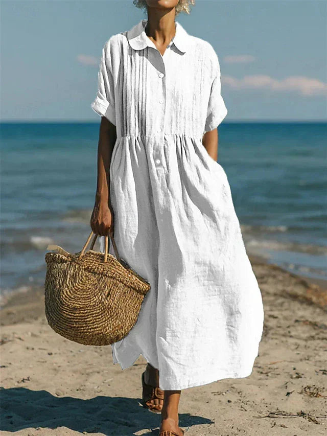Leichtes Sommerhemdkleid für Frauen