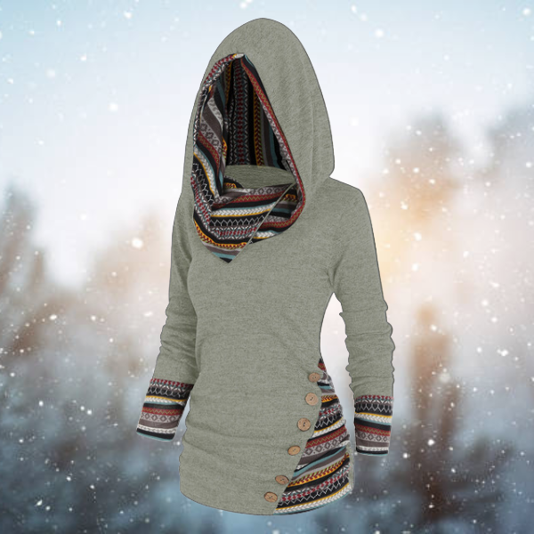 Franzi™ - Tribal-Muster Hoodie