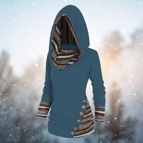 Franzi™ - Tribal-Muster Hoodie