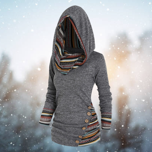 Franzi™ - Tribal-Muster Hoodie