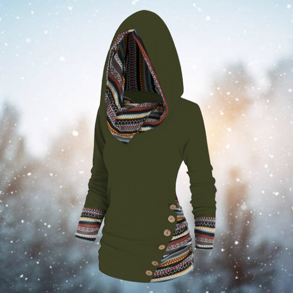 Franzi™ - Tribal-Muster Hoodie